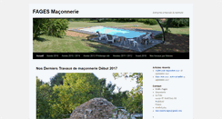 Desktop Screenshot of maconnerie-fages.fr