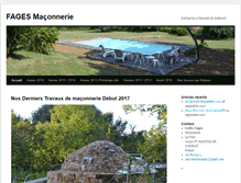 Tablet Screenshot of maconnerie-fages.fr